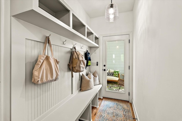 3205 Vinemont Dr, Thompsons Station, TN 37179 - mudroom with wood finished floors