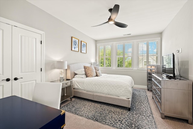 3205 Vinemont Dr, Thompsons Station, TN 37179 - bedroom featuring baseboards and ceiling fan