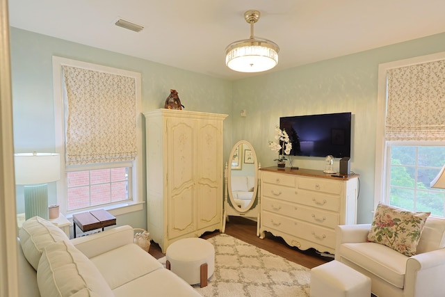 307 Seven Springs Way Unit 304, Brentwood, TN 37027 - living room with dark wood-type flooring