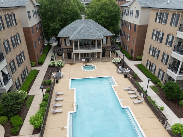 307 Seven Springs Way Unit 304, Brentwood, TN 37027 - community pool featuring a patio