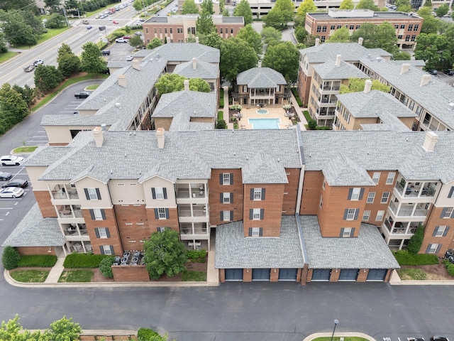 307 Seven Springs Way Unit 304, Brentwood, TN 37027 - drone / aerial view of a pool area