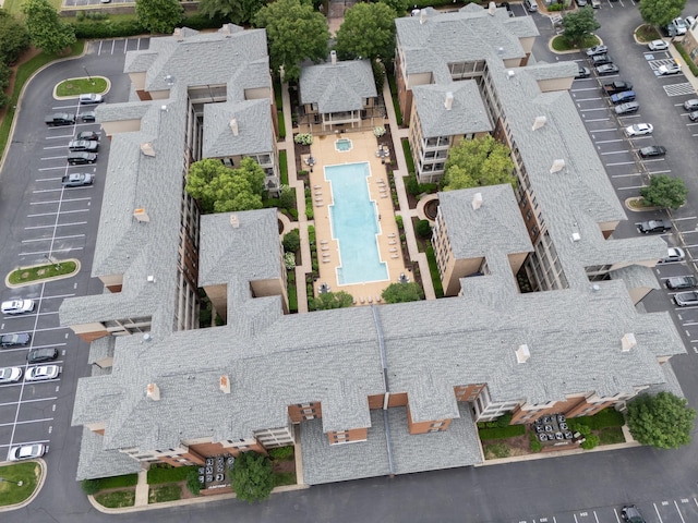 307 Seven Springs Way Unit 304, Brentwood, TN 37027 - aerial overview of property's location with a pool area