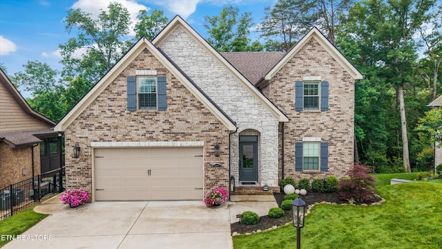 9327 Paradise Valley Ln, Knoxville, TN 37922 - view of front of property featuring driveway and brick siding