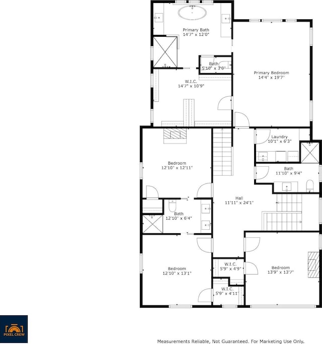 1400 Linden Ave, Nashville, TN 37212 - room layout