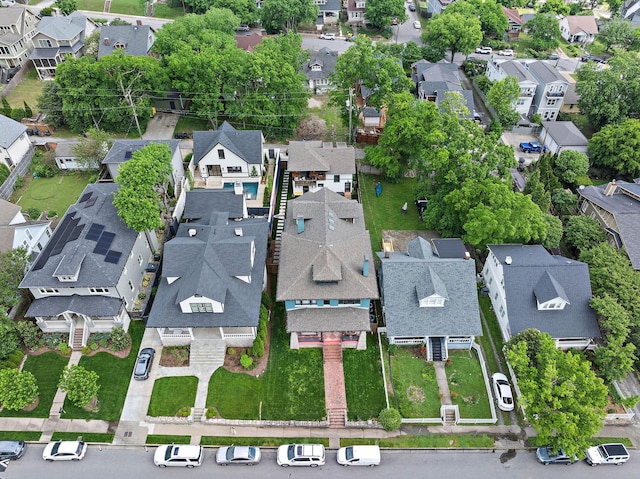 1400 Linden Ave, Nashville, TN 37212 - aerial view of property's location with nearby suburban area