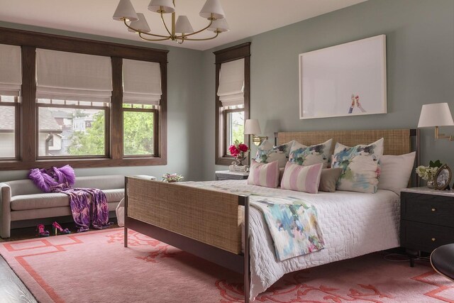 1400 Linden Ave, Nashville, TN 37212 - bedroom with a chandelier