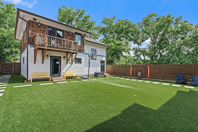 1400 Linden Ave, Nashville, TN 37212 - rear view of property with a balcony and entry steps