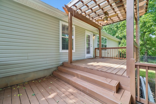 2408 Cantor Way, Spring Hill, TN 37174 - wooden terrace featuring a pergola