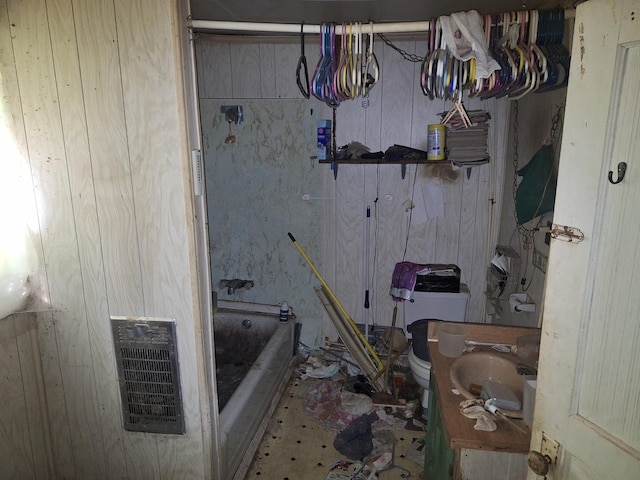 1400 Red Boiling Springs Rd, Lafayette, TN 37083 - full bath with toilet, a tub, vanity, and a shower