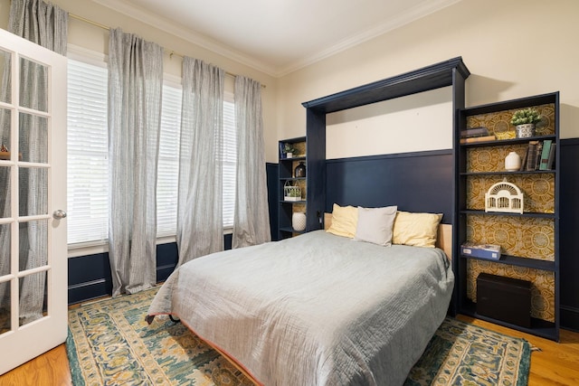 3448 Colebrook Dr, Thompsons Station, TN 37179 - bedroom with crown molding and wood finished floors