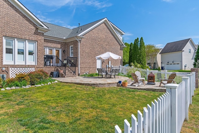 3448 Colebrook Dr, Thompsons Station, TN 37179 - view of yard with a patio
