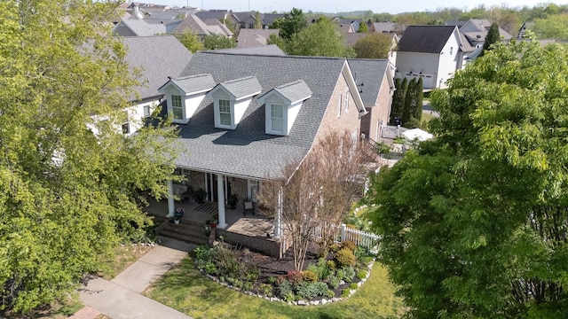 3448 Colebrook Dr, Thompsons Station, TN 37179 - aerial perspective of suburban area