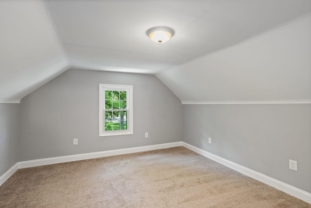 2614 Flamingo Dr, Nashville, TN 37207 - bonus room featuring carpet, vaulted ceiling, and baseboards