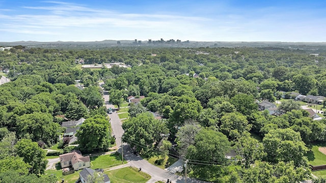 2614 Flamingo Dr, Nashville, TN 37207 - bird's eye view of a heavily wooded area