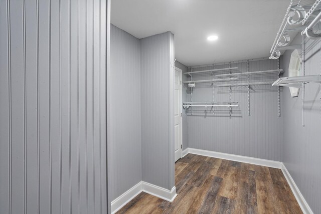 2614 Flamingo Dr, Nashville, TN 37207 - spacious closet featuring wood finished floors