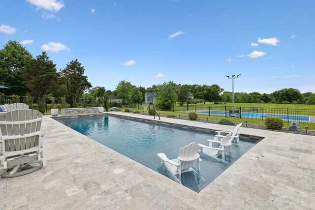 1926 Cliffview Ct, Murfreesboro, TN 37128 - view of swimming pool featuring a patio area and view of scattered trees