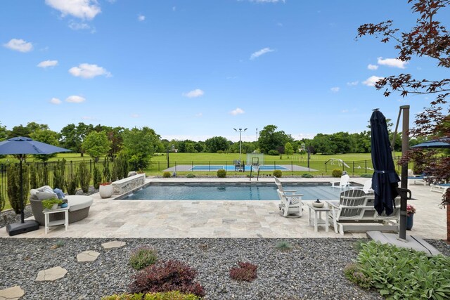 1926 Cliffview Ct, Murfreesboro, TN 37128 - view of pool with a fenced backyard and a patio