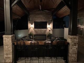 1240 Hensfield Dr, Murfreesboro, TN 37128 - view of patio featuring ceiling fan