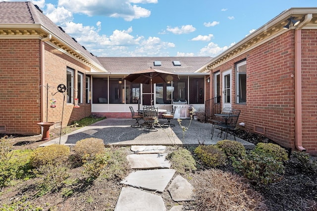 100 Carriage Way, Hendersonville, TN 37075 - view of patio / terrace with a sunroom