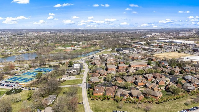 100 Carriage Way, Hendersonville, TN 37075 - aerial overview of property's location with a large body of water
