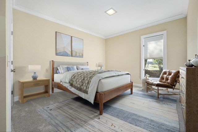 100 Carriage Way, Hendersonville, TN 37075 - bedroom with crown molding, baseboards, and light carpet