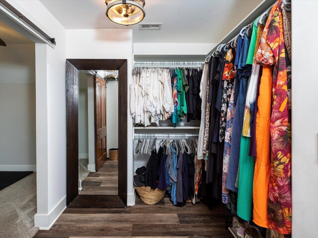 3005 Langston Pl, Spring Hill, TN 37174 - spacious closet featuring wood finished floors