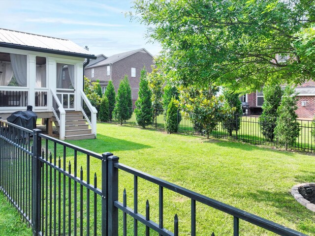 3005 Langston Pl, Spring Hill, TN 37174 - view of yard featuring a sunroom