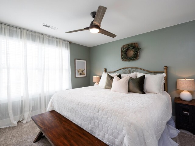 3005 Langston Pl, Spring Hill, TN 37174 - bedroom featuring carpet floors and ceiling fan