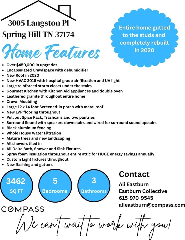3005 Langston Pl, Spring Hill, TN 37174 - view of a document