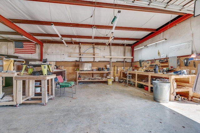 239 Henry Bayless Rd, Ardmore, TN 38449 - garage with a workshop area