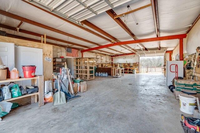 239 Henry Bayless Rd, Ardmore, TN 38449 - garage with a workshop area