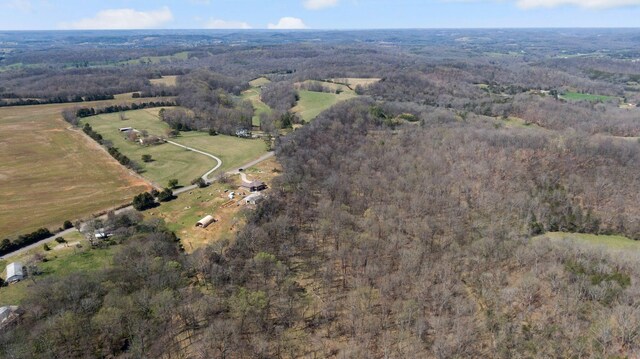 239 Henry Bayless Rd, Ardmore, TN 38449 - aerial overview of property's location with rural landscape and a heavily wooded area