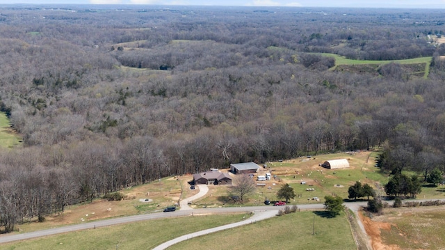 239 Henry Bayless Rd, Ardmore, TN 38449 - aerial view of property's location featuring a heavily wooded area