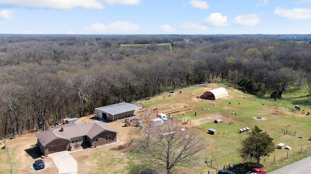 239 Henry Bayless Rd, Ardmore, TN 38449 - aerial view of a heavily wooded area
