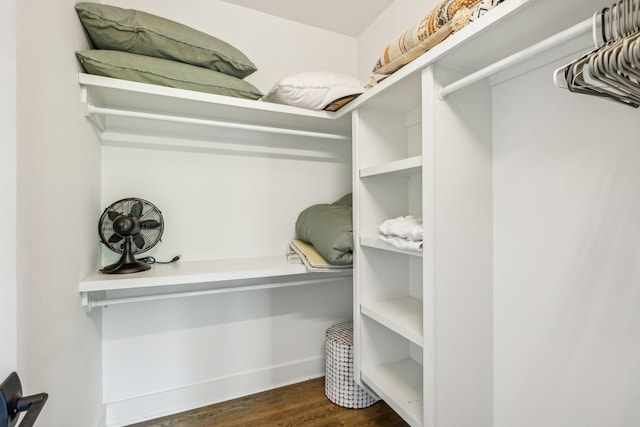 954 Russell St, Nashville, TN 37206 - spacious closet featuring dark wood-style flooring