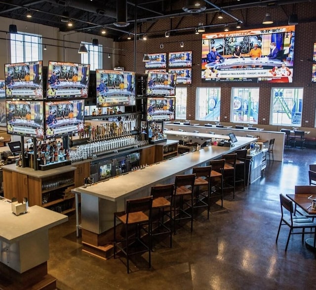 954 Russell St, Nashville, TN 37206 - bar area with concrete floors and healthy amount of natural light