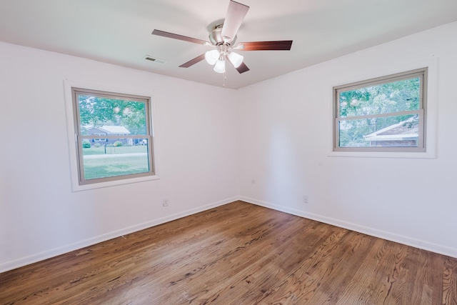 109 Hobbs Dr, Columbia, TN 38401 - spare room featuring plenty of natural light, wood finished floors, and baseboards
