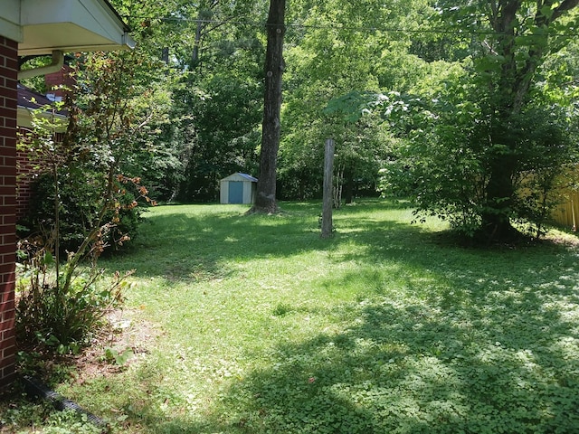 166 Westview St, Camden, TN 38320 - view of green lawn with a view of trees