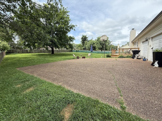 512 Riverview Dr, Franklin, TN 37064 - view of yard featuring a deck