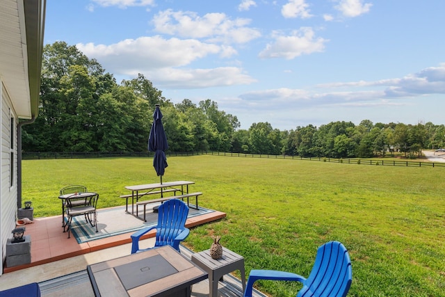 1021 Eljie Rd, Cumberland Furnace, TN 37051 - view of yard with a patio area
