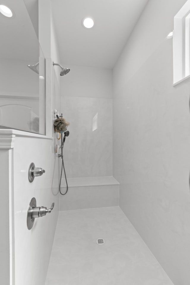 7428 Dodd Retreat Ct, Hermitage, TN 37076 - full bathroom featuring a shower and recessed lighting