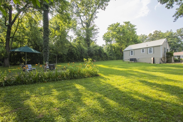125 Neese Dr, Nashville, TN 37211 - view of grassy yard featuring central AC