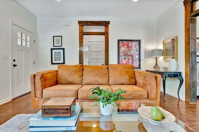 2639 Distillery Rd, Greenbrier, TN 37073 - living room with wood finished floors and recessed lighting