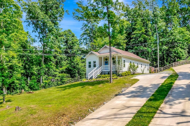 2639 Distillery Rd, Greenbrier, TN 37073 - bungalow-style house with covered porch and stairs
