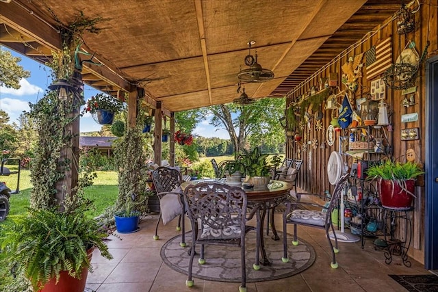 2890 Nance Bend Rd, Clifton, TN 38425 - view of patio / terrace with outdoor dining area