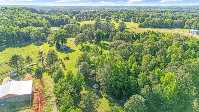 2890 Nance Bend Rd, Clifton, TN 38425 - aerial view of property's location with a forest