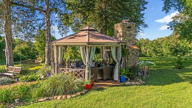2890 Nance Bend Rd, Clifton, TN 38425 - view of outbuilding with a gazebo