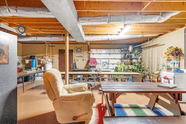 2890 Nance Bend Rd, Clifton, TN 38425 - view of unfinished basement