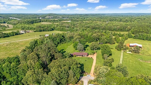 2890 Nance Bend Rd, Clifton, TN 38425 - aerial view of property's location with a heavily wooded area