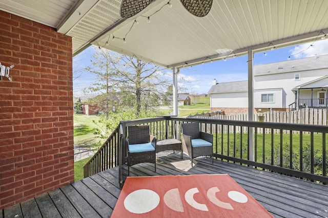 5009 Lanier Dr, Greenbrier, TN 37073 - view of wooden deck